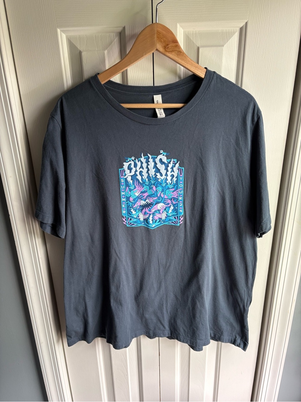 Phish Summer 2024 Tour Short Sleeve T-Shirt Unisex Blue-Gray Size 2XL